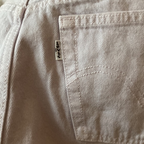 Levi’s 501 Shorts High Rise Cutoffs Denim 100% Cotton Washed Lilac Size 32 - Picture 15 of 15